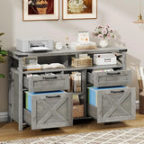 Filing Organization Storage Cabinets 4 Drawer with Adjustable Shelf