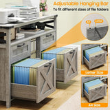 Filing Organization Storage Cabinets 4 Drawer with Adjustable Shelf