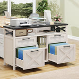 Filing Organization Storage Cabinets 4 Drawer with Adjustable Shelf