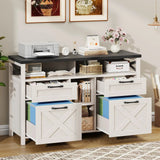 Filing Organization Storage Cabinets 4 Drawer with Adjustable Shelf
