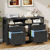 Filing Organization Storage Cabinets 4 Drawer with Adjustable Shelf