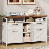 Filing Organization Storage Cabinets 4 Drawer with Adjustable Shelf