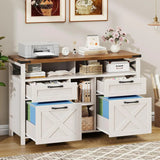 Filing Organization Storage Cabinets 4 Drawer with Adjustable Shelf