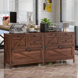 Large Farmhouse File Cabinets with Drawers for Home Office