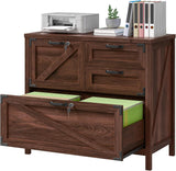 Large Farmhouse File Cabinets with Drawers for Home Office