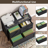 Large Farmhouse File Cabinets with Drawers for Home Office