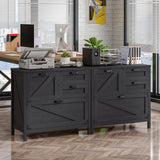 Large Farmhouse File Cabinets with Drawers for Home Office