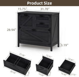 Large Farmhouse File Cabinets with Drawers for Home Office