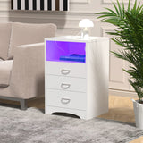 White-with Led Lights