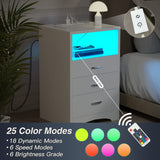 White-with Led Lights