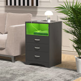 Black-with Led Lights