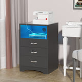 Black-with Led Lights