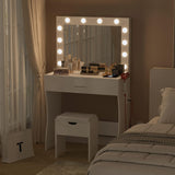 White With Charging Station