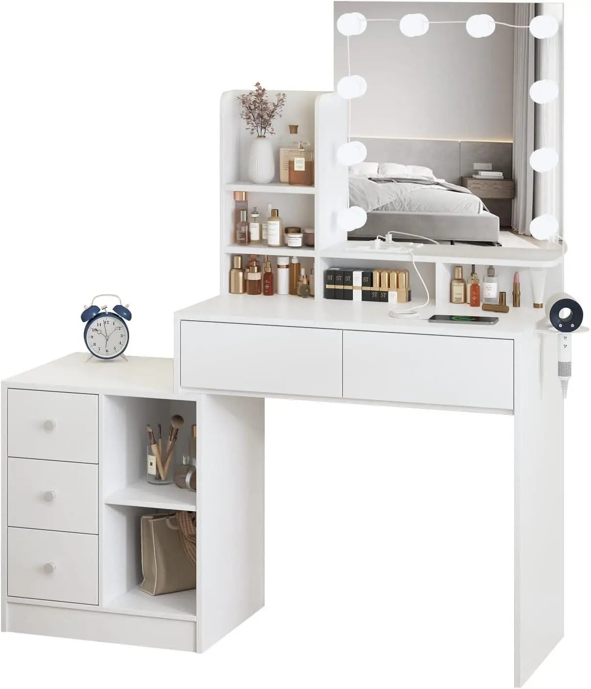 White with Charging