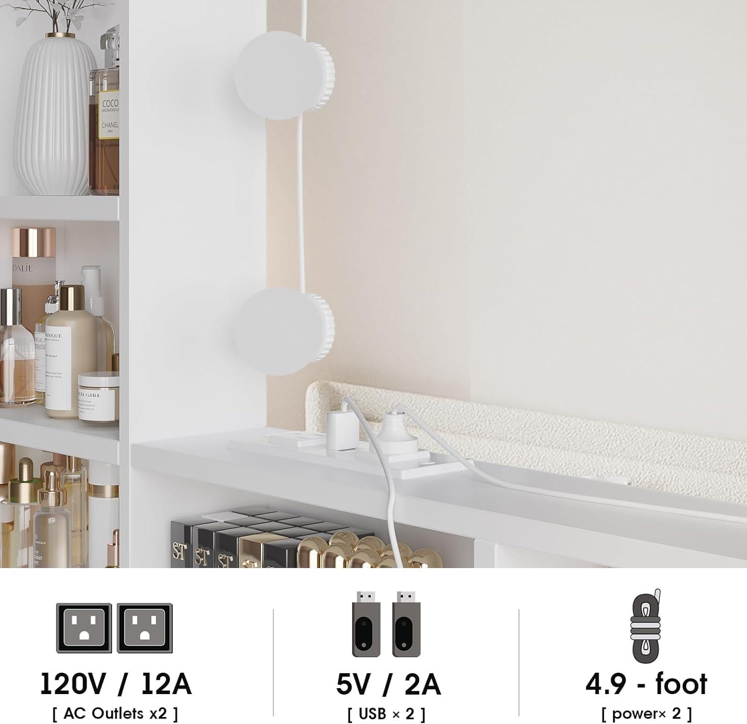 White with Charging