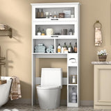 Over The Toilet Storage Cabinet with Paper Holder