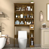 Over The Toilet Storage Cabinet with Paper Holder