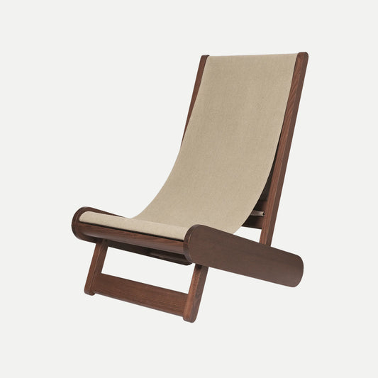 Modern Comfort Wood Frame Lounge Chair