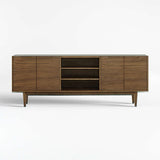Mid-Century TV Stand Media Console with Cabinet