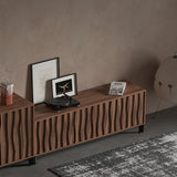 Mid-Century Walnut Sideboard Buffet, TV Stand and Coffee Table