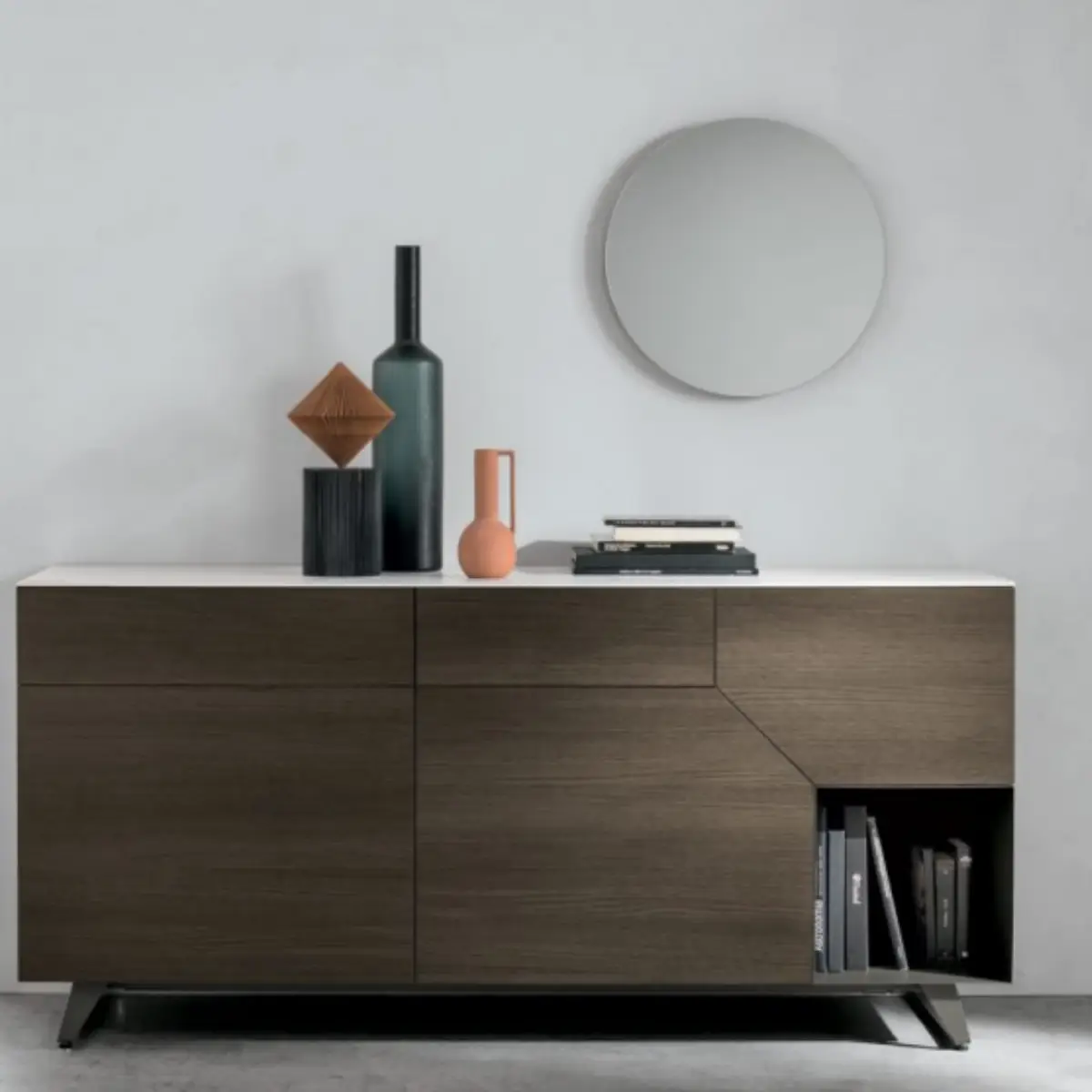 Modern Minimalist Mix Sideboard, Storage Cabinet