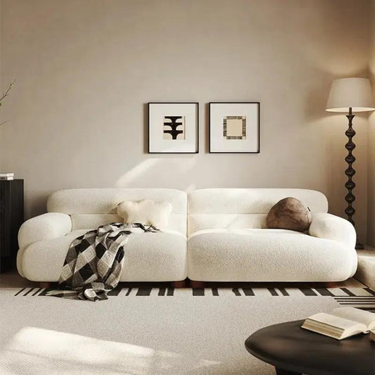 Modern Wool Couch Loveseat Sectional Sofas