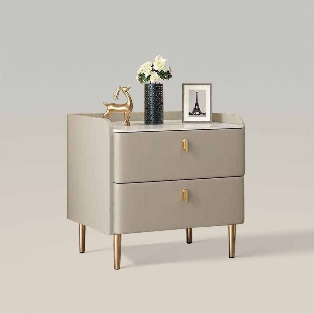 Wooden Nightstands Modern Luxury Bedside Table