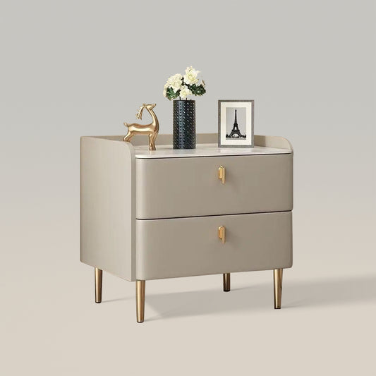 Wooden Nightstands Modern Luxury Bedside Table