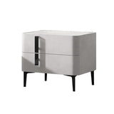 Modern Nightstand with Drawers Freestanding Bedside Table