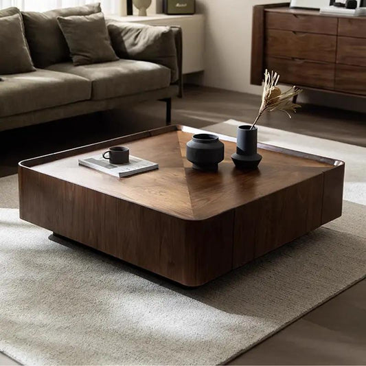 Modern Mid Century Square Coffee Table