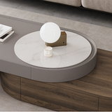 Modern Wood TV Stand and Coffee Table Set