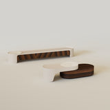 Modern Wood TV Stand and Coffee Table Set