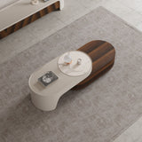 Modern Wood TV Stand and Coffee Table Set