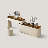 Makeup Vanity Desk Glass Dressing Table