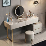 Modern Makeup Vanity Set with Storage