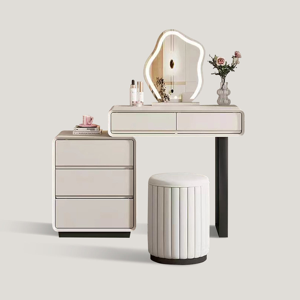 Bedroom Makeup Vanity Table with Mirror