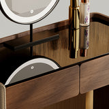 Modern Makeup Vanity Set with Light Dressing Table with Jewelry Storage Cabinet