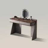 Modern Minimalist Makeup Vanity Table with 2 Drawers and Mirror