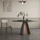 59'' Modern Round Dining Table for 6