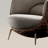 Modern Single Sofa Chair Leather Upholstered Armchair