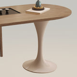 47'' Modern Coffee Table Wood Center Table