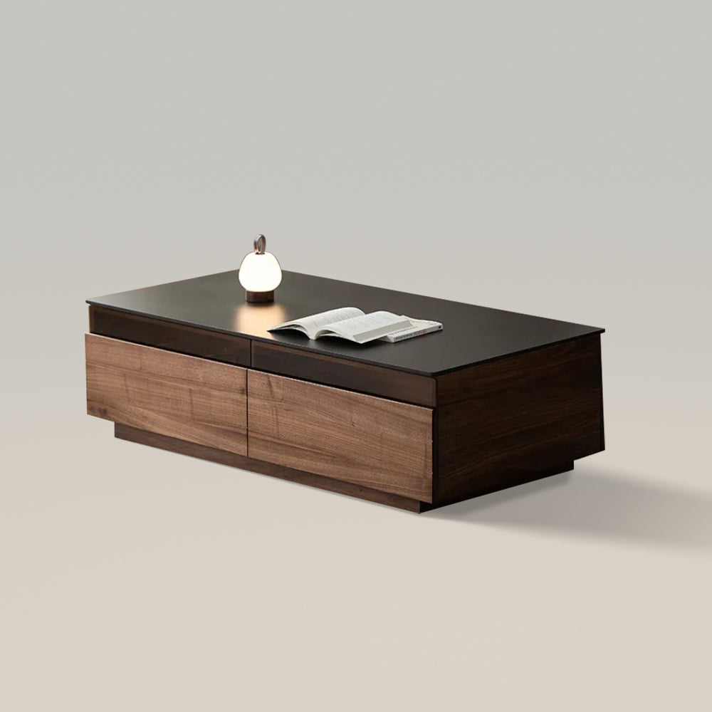 Modern Rectangular Wooden Coffee Table