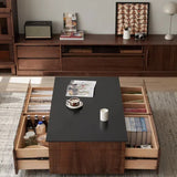 Modern Rectangular Wooden Coffee Table