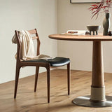 Modern Round Wooden Dining Table Set