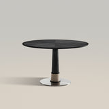 Modern Round Wooden Dining Table Set