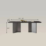 Modern Minimalist Rectangular Dining Table