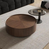 Solid Wood Round Coffee Table Livingroom