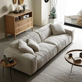 Convertible Fabric Sofa Large Sectional Deep Seat Couch