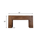 Rustic Solid Wood Console Table