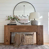 Rustic Solid Wood Console Table